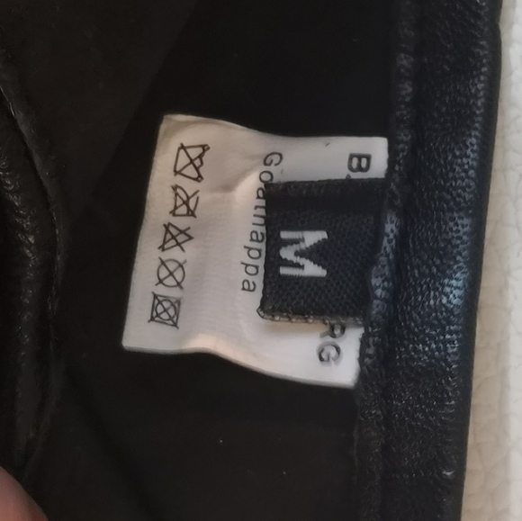 NWOT BJORN BORG Goat Nappa Leather gloves - Picture 4 of 5